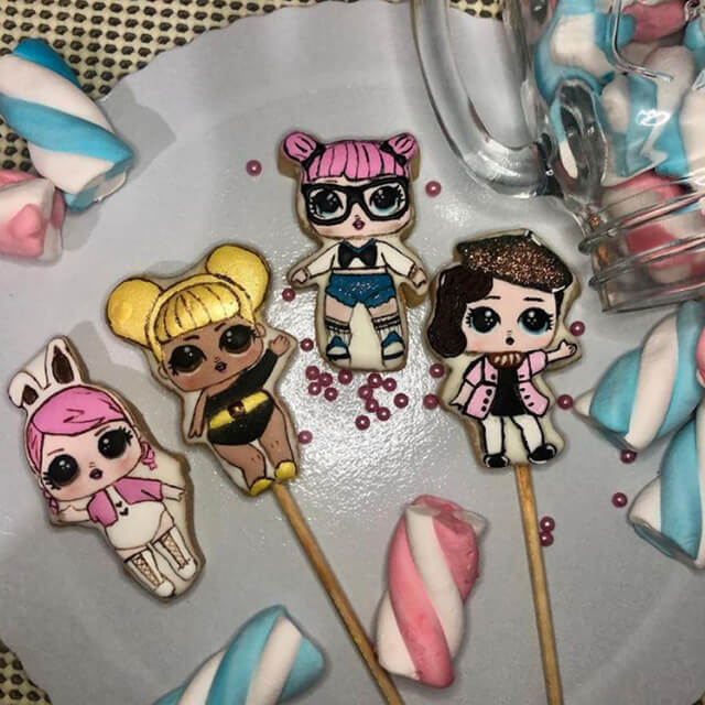 Biscoitos decorados