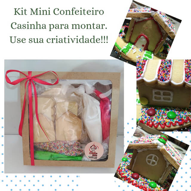 Kit Mini Confeiteiro com casinho para montar