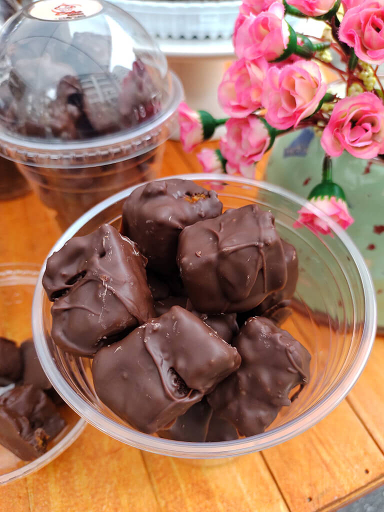 Cubos de pão de mel